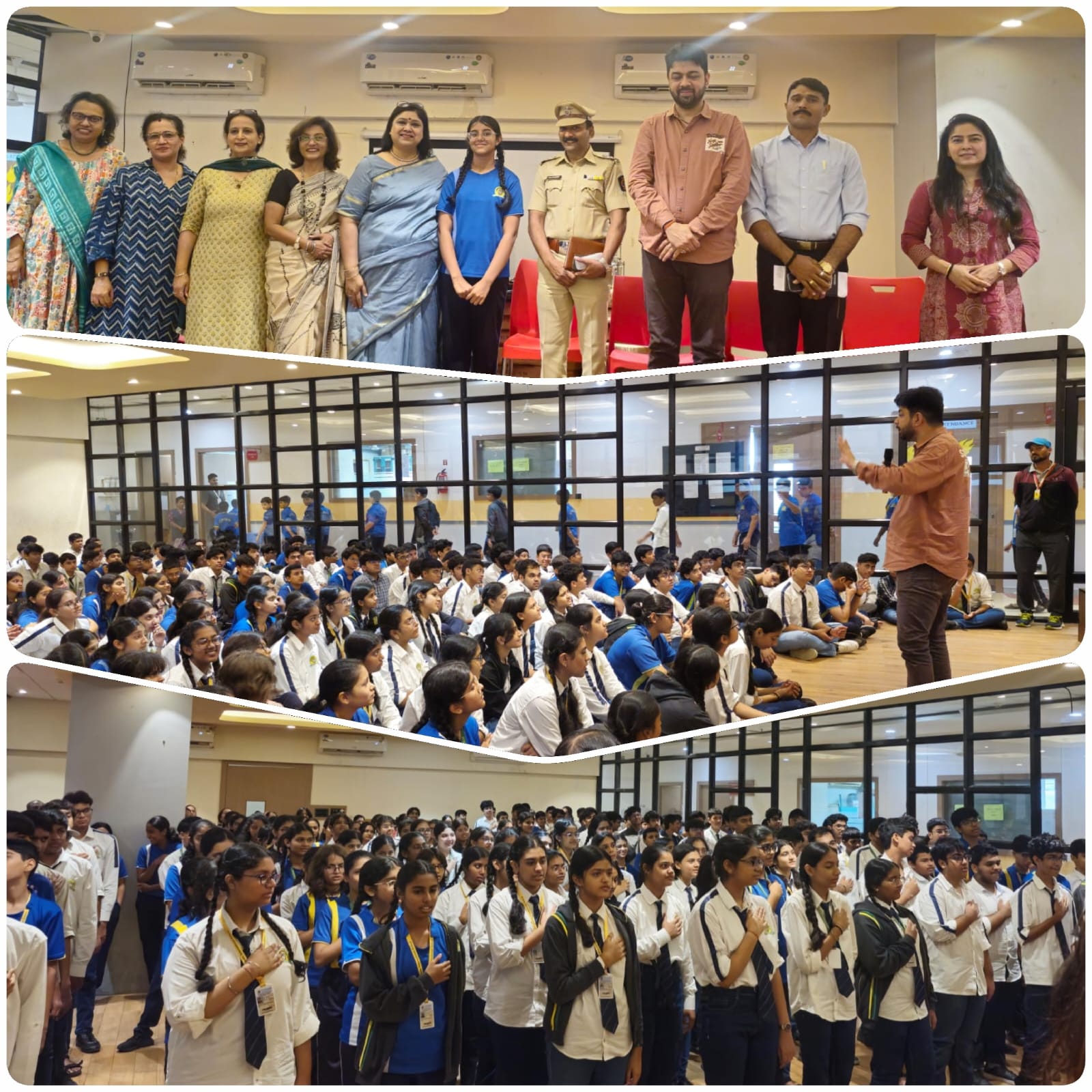 #InternationalDayAgainstDrugAbuseandIllicitTrafficking, #ThaneCItyPolice organized programs across the entire commissionerate for school and college students, guiding them about the harmful effects of drug consumption.